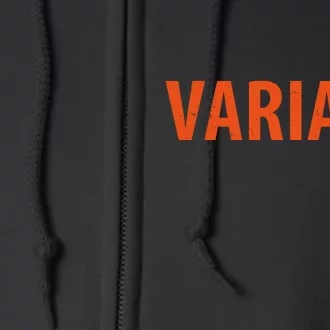 Variant Logo Full Zip Hoodie