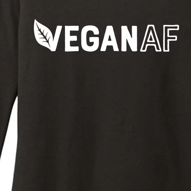 Vegan AF Shirts For Men Women Funny Vegetarian Gift Veganism Womens CVC Long Sleeve Shirt