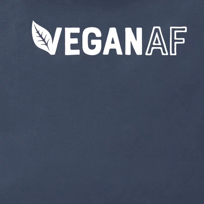 Vegan AF Shirts For Men Women Funny Vegetarian Gift Veganism Zip Tote Bag