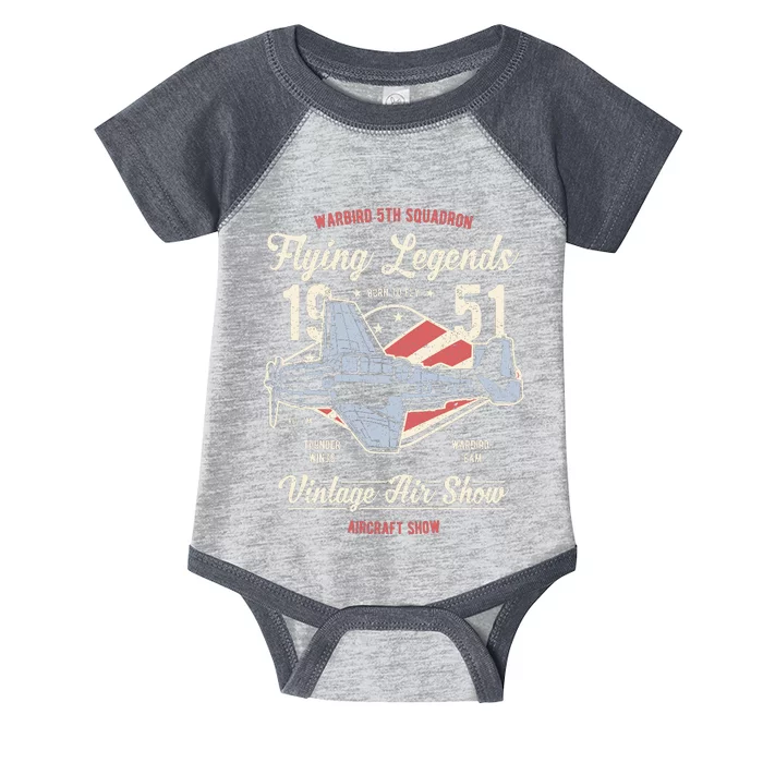 Vintage Air Show Aircraft Show Infant Baby Jersey Bodysuit