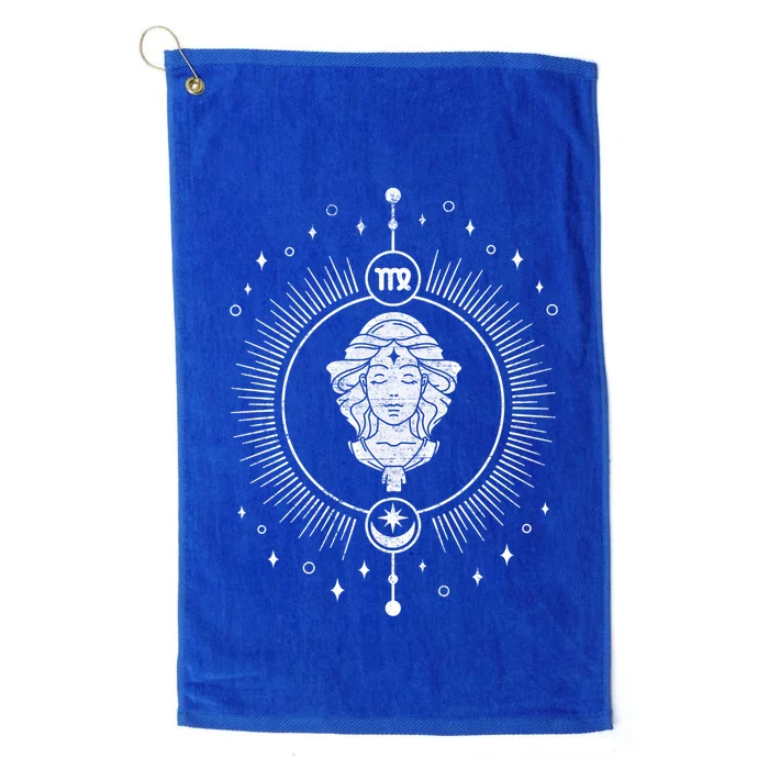 Virgo Astrology Sign Horoscope Zodiac August September Gift Platinum Collection Golf Towel