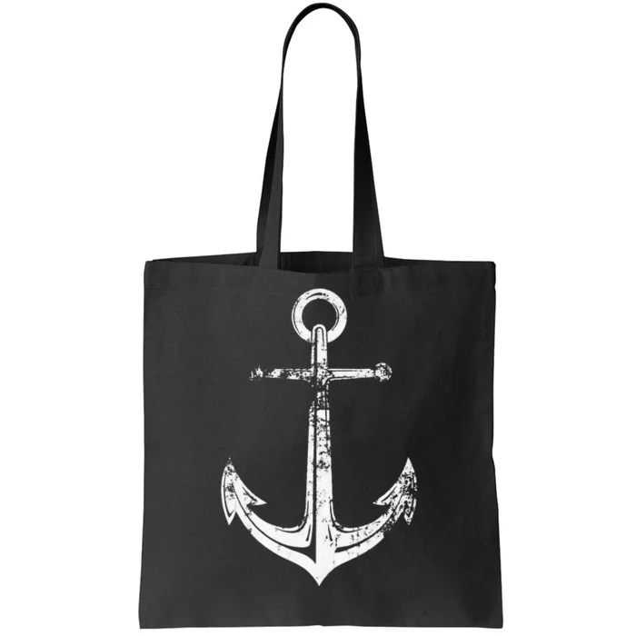 Vintage Anchor Summer Sailing Design Tote Bag