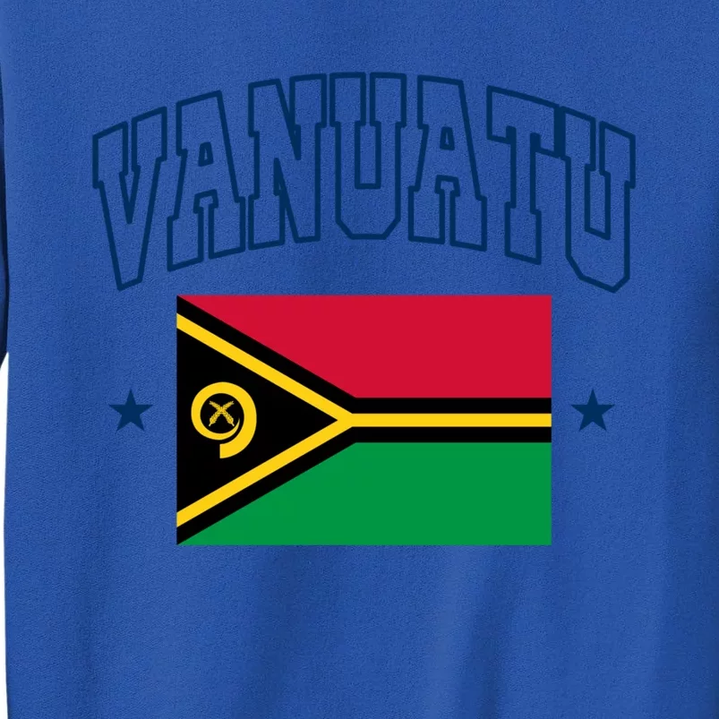 Vanuatu Athletic Souvenir Flag Great Gift Tall Sweatshirt