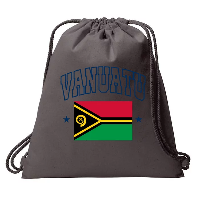 Vanuatu Athletic Souvenir Flag Great Gift Drawstring Bag