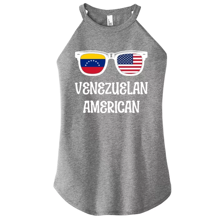 Venezuelan American Sunglasses Usa Venezuela Flags Gift Women’s Perfect Tri Rocker Tank