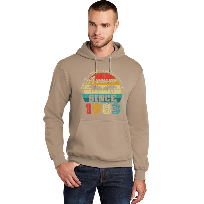 Vintage Awesome Since 1983 Limited Edition 40th Birthday Hoodie