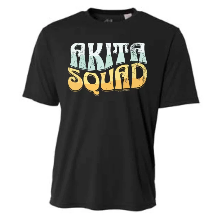 Vintage Akita Squad Akita Dog Cooling Performance Crew T-Shirt