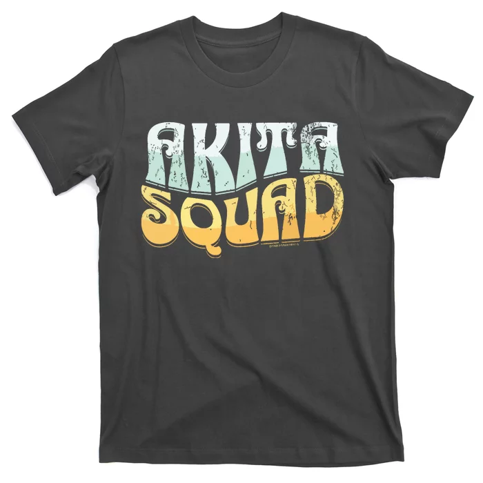 Vintage Akita Squad Akita Dog T-Shirt