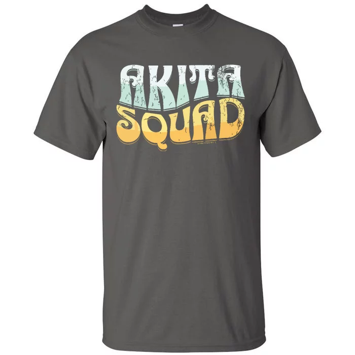 Vintage Akita Squad Akita Dog Tall T-Shirt