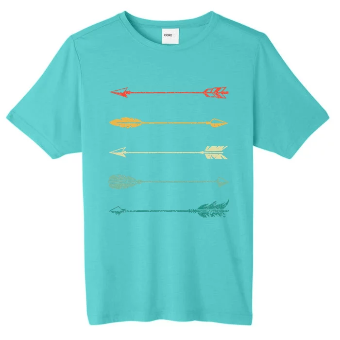 Vintage Arrow Traditional Archery Arrows Bow Hunting Retro ChromaSoft Performance T-Shirt