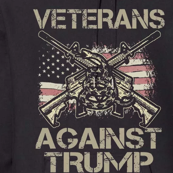 Veterans Against Trump Military Premium Hoodie