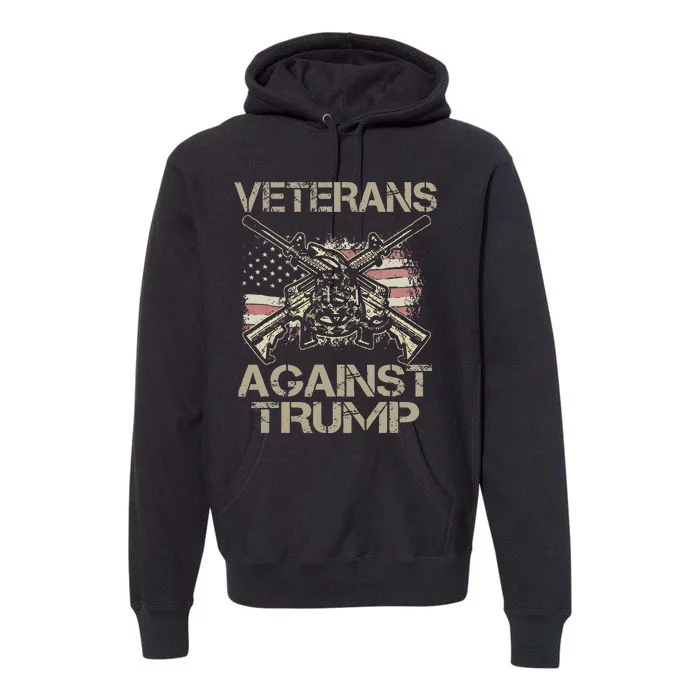 Veterans Against Trump Military Premium Hoodie