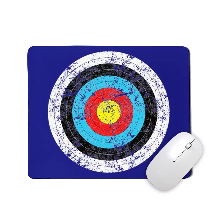 Vintage Archery Target Prank Bulls Eye Funny Prank Gift Mousepad