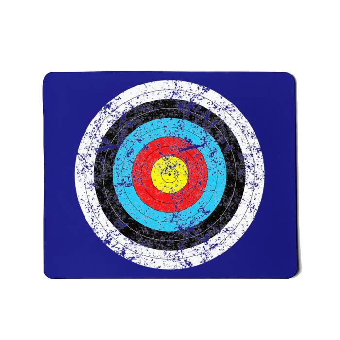 Vintage Archery Target Prank Bulls Eye Funny Prank Gift Mousepad