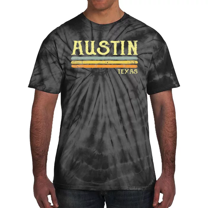 Vintage Austin Texas Tx Retro Love Gift Souvenir Tie-Dye T-Shirt