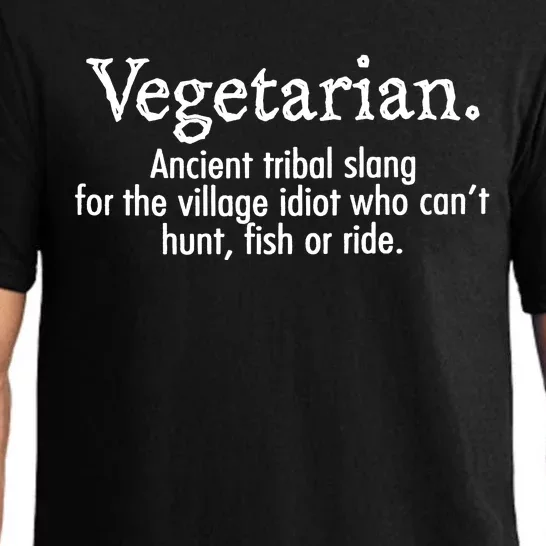 Vegetarian Ancient Tribal Slang Pajama Set