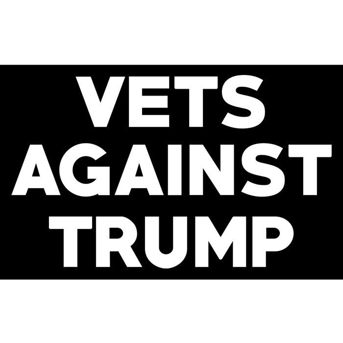 Vets Against Trump Bumper Sticker