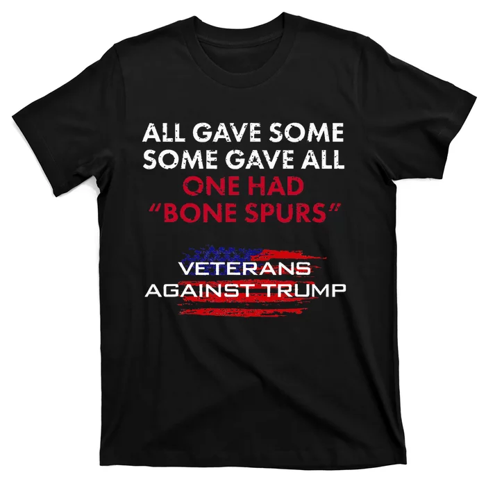 Veterans Anti Trump Draft Dodger Bone Spurs For Vets T-Shirt