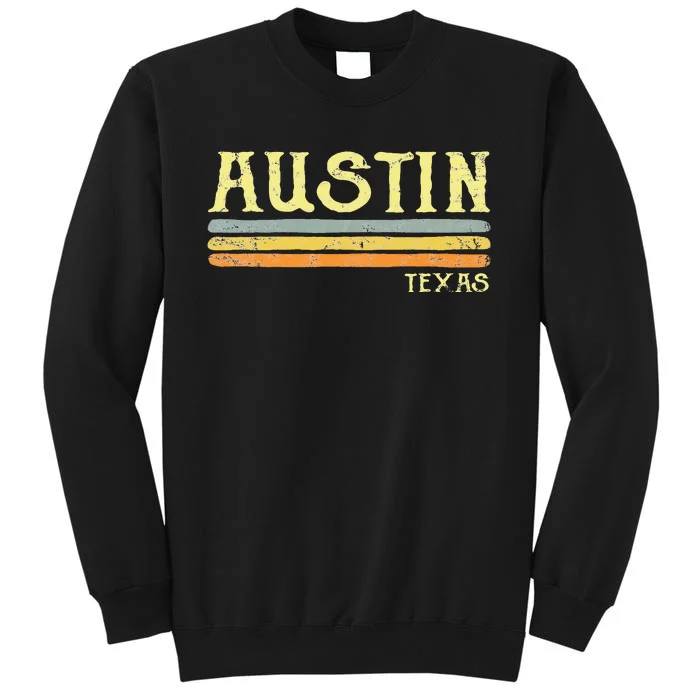 Vintage Austin Texas Tx Retro Love Gift Souvenir Sweatshirt