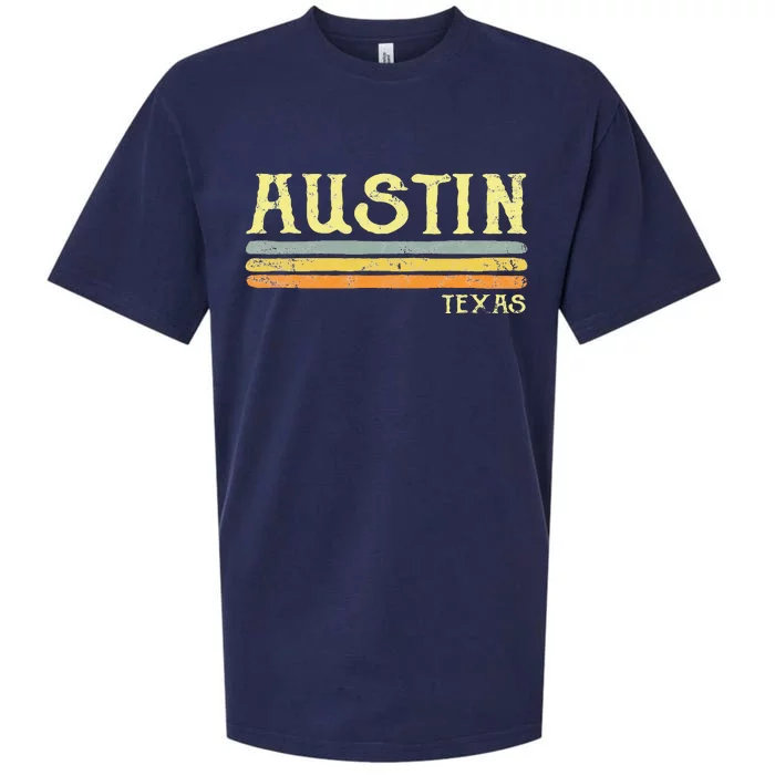 Vintage Austin Texas Tx Retro Love Gift Souvenir Sueded Cloud Jersey T-Shirt