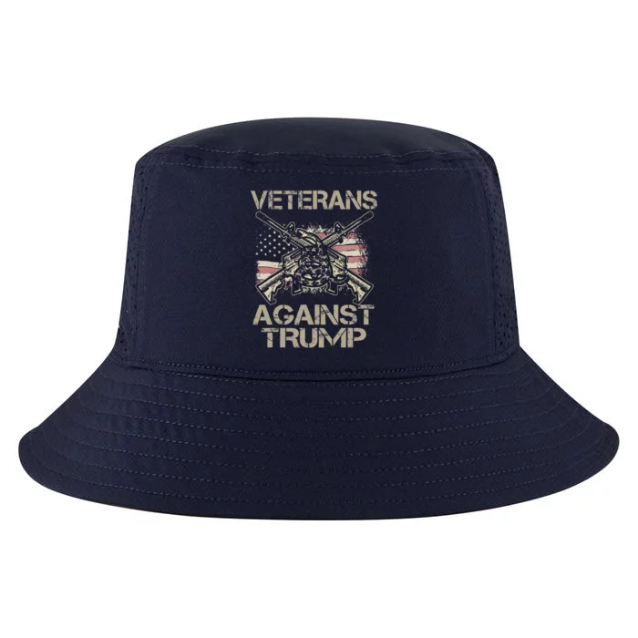 Veterans Against Trump Military Anti Trump Vet Cool Comfort Performance Bucket Hat