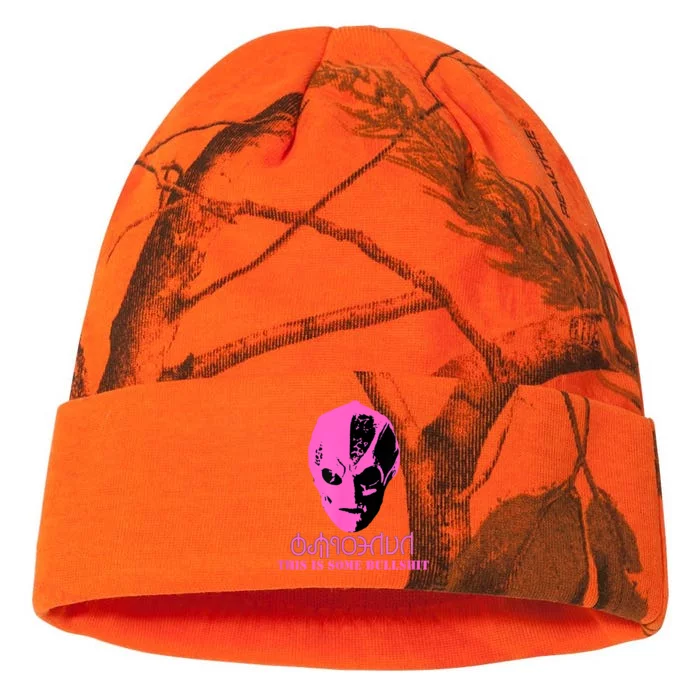 Vanderspeigle Alien This Some Bullshit Funny Gift Kati - 12in Camo Beanie