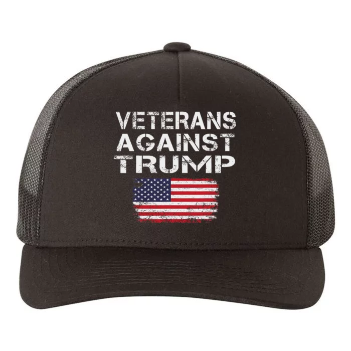 Veterans Against Trump Military Vets Oppose Trump Yupoong Adult 5-Panel Trucker Hat