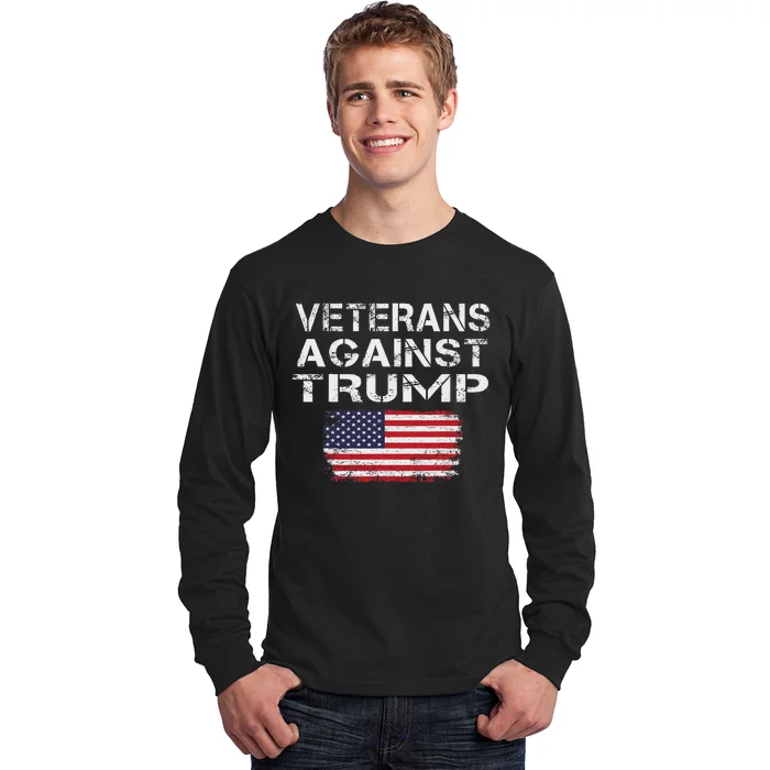 Veterans Against Trump Military Vets Oppose Trump Long Sleeve Shirt