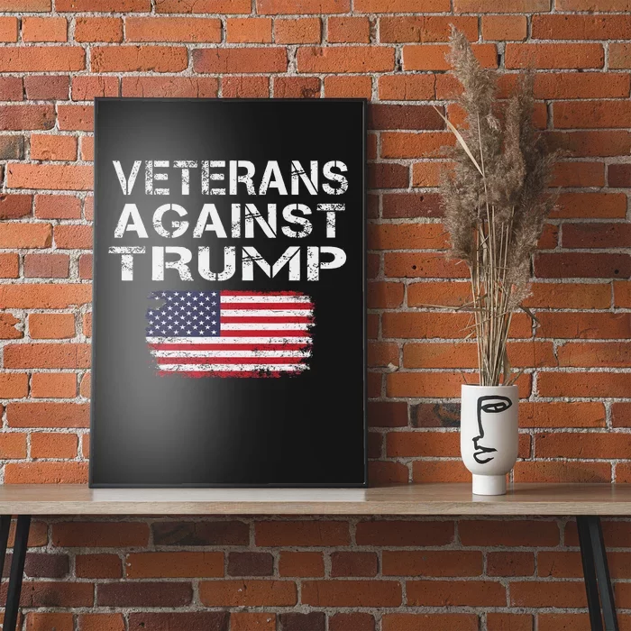 Veterans Against Trump Military Vets Oppose Trump Poster