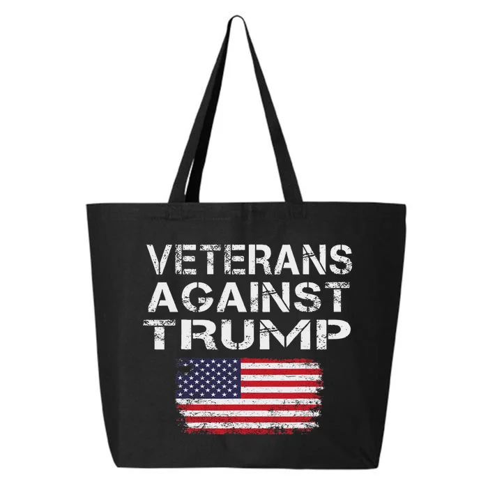 Veterans Against Trump Military Vets Oppose Trump 25L Jumbo Tote