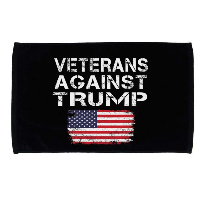 Veterans Against Trump Military Vets Oppose Trump Microfiber Hand Towel