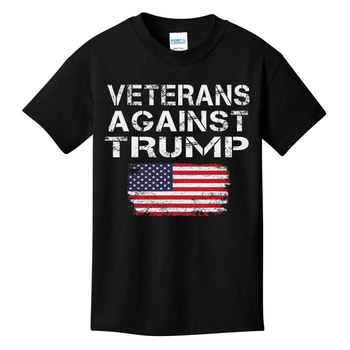 Veterans Against Trump Military Vets Oppose Trump Kids T-Shirt