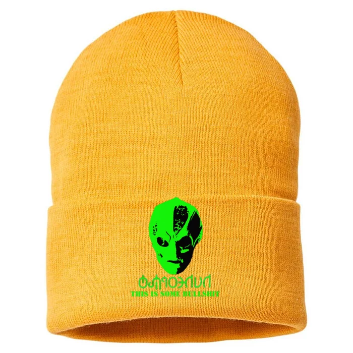 Vanderspeigle Alien This Some Bullshit Sustainable Knit Beanie