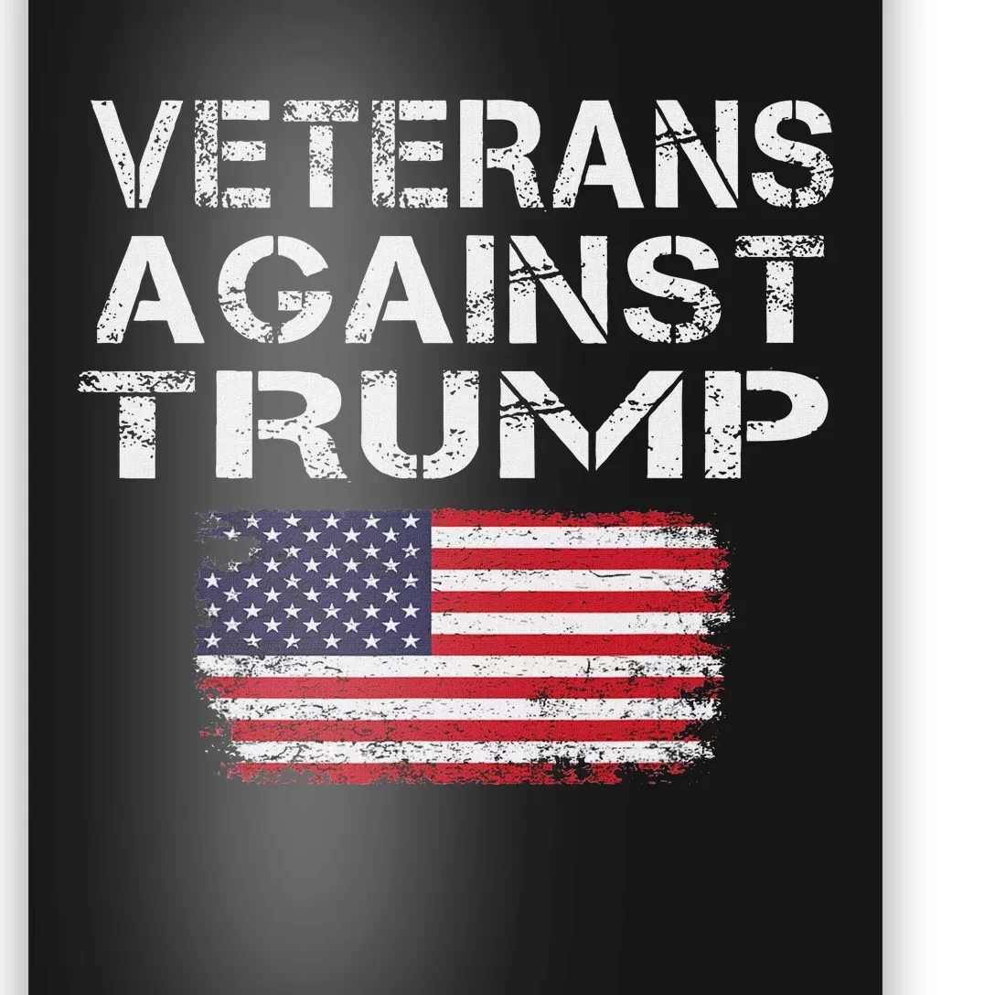 Veterans Against Trump Military Vets Oppose Trump Poster