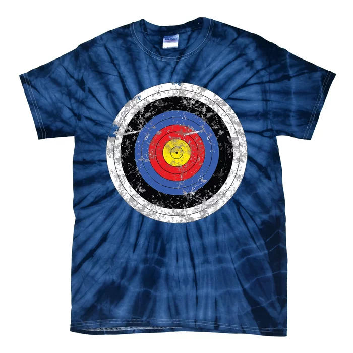 Vintage Archery Target Prank Bulls Eye Funny Prank Gift Tie-Dye T-Shirt