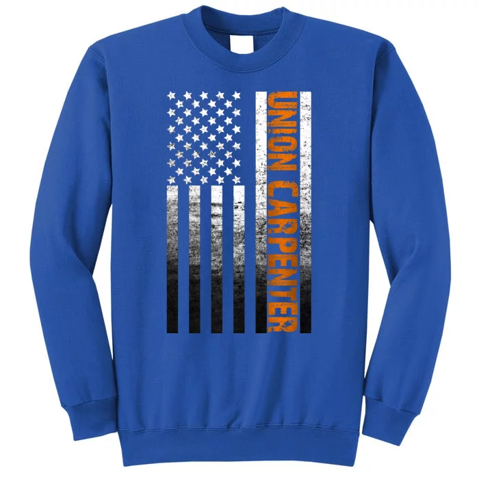 Vintage American Usa Flag Union Carpenter Woodworking Gift Funny Gift Sweatshirt