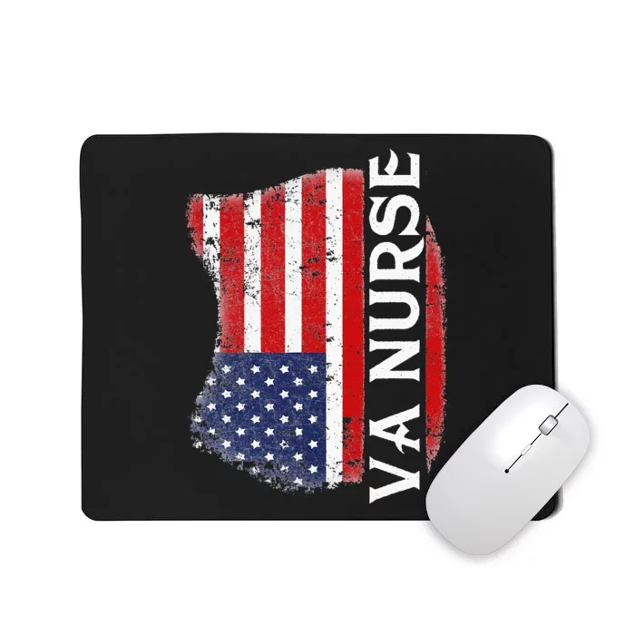 Veteran American USA Flag VA Nurse Mousepad