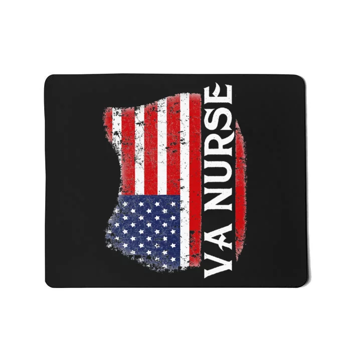 Veteran American USA Flag VA Nurse Mousepad