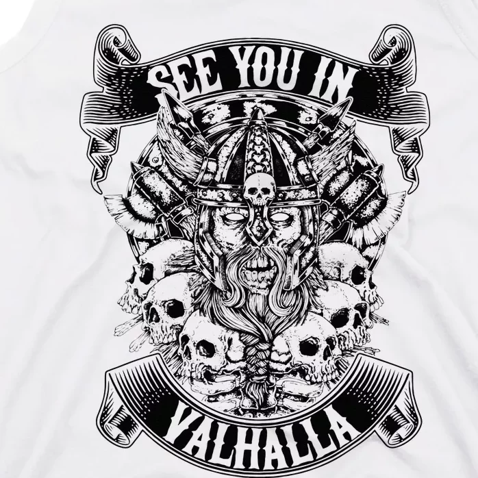 Viking Axe Valhalla Tank Top