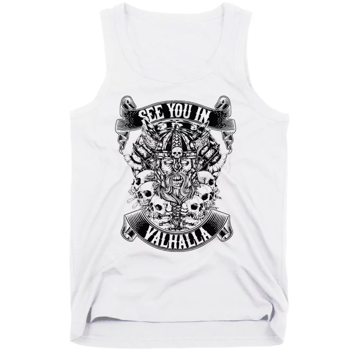 Viking Axe Valhalla Tank Top