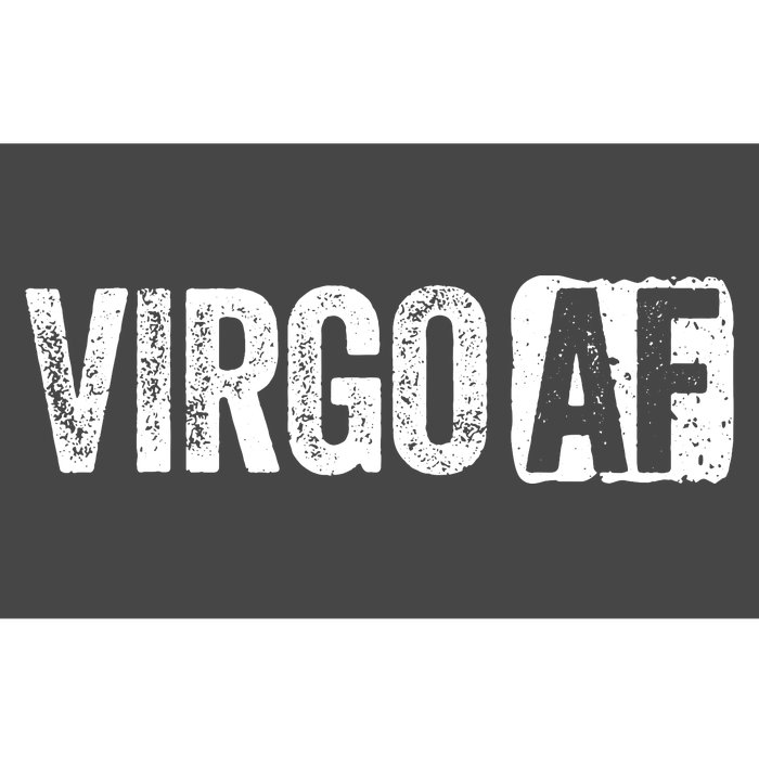 Virgo AF Virgo Zodiac Sign Gift Bumper Sticker