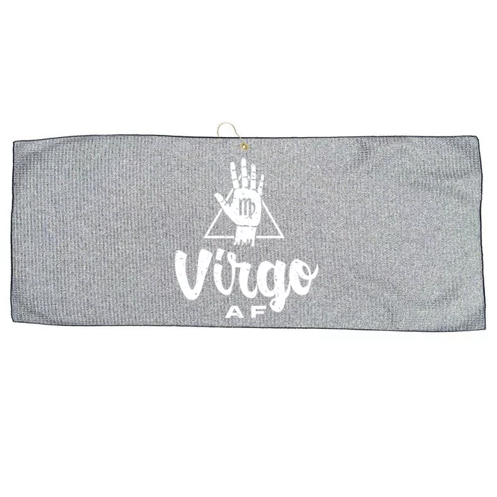 Virgo Af / Virgo Birthday Virgo Astrology And Zodiac Quote Cute Gift Large Microfiber Waffle Golf Towel