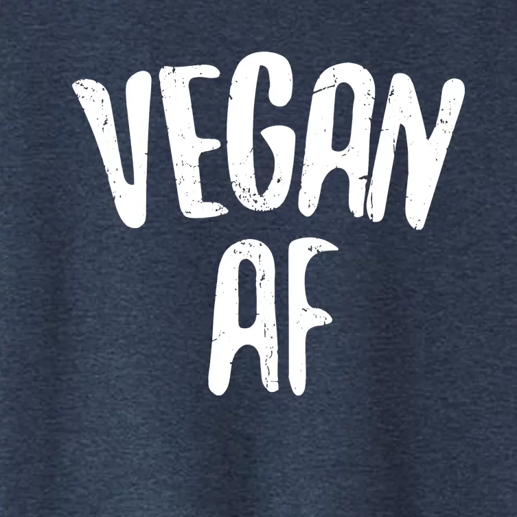 Vegan AF Vegan Gift Vegetarian Women's Crop Top Tee