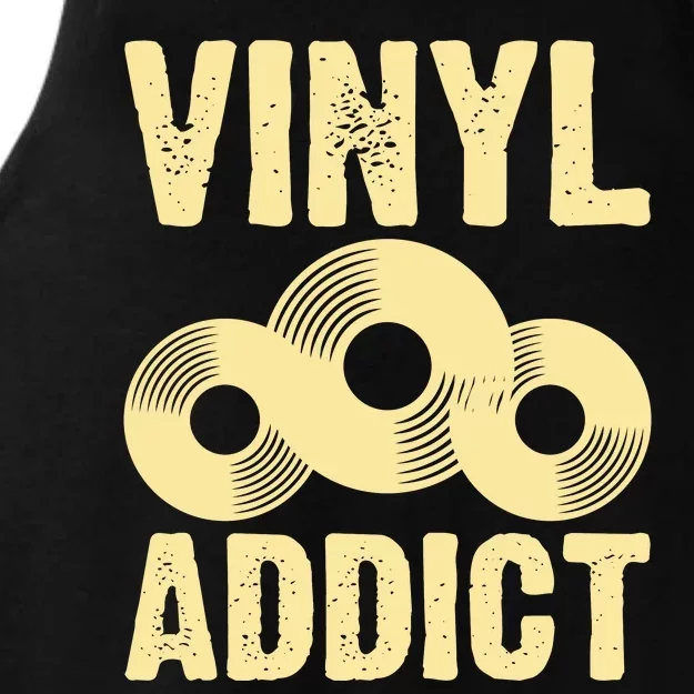 Vinyl Addict Ladies Tri-Blend Wicking Tank