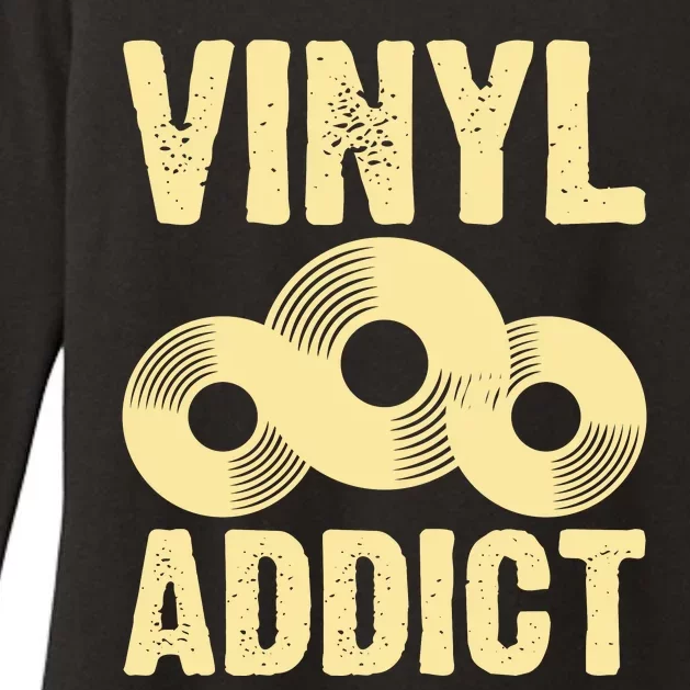 Vinyl Addict Womens CVC Long Sleeve Shirt