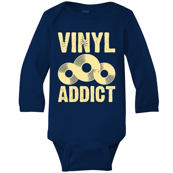 Vinyl Addict Baby Long Sleeve Bodysuit