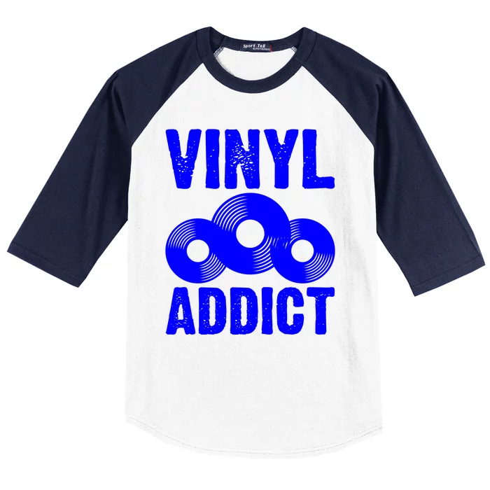 Vinyl Addict Baseball Sleeve Shirt