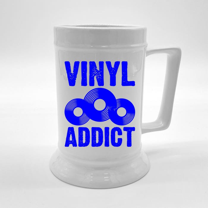 Vinyl Addict Front & Back Beer Stein