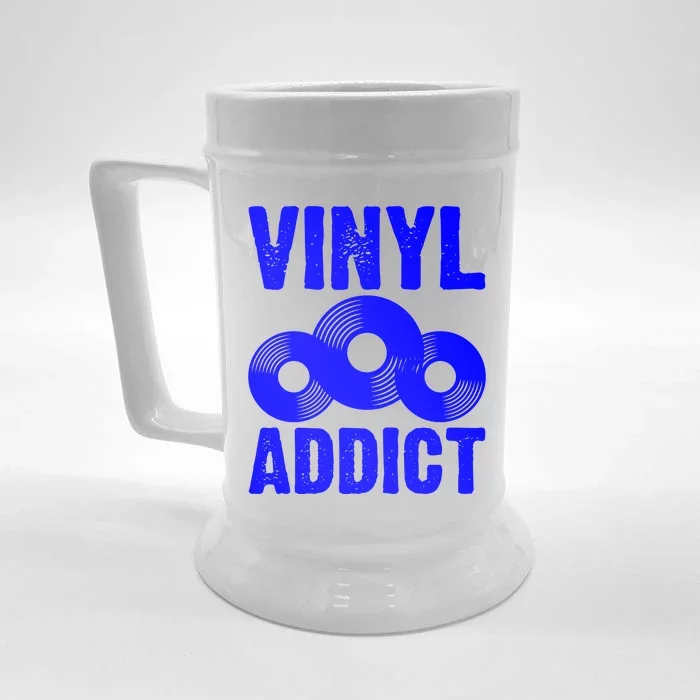 Vinyl Addict Front & Back Beer Stein