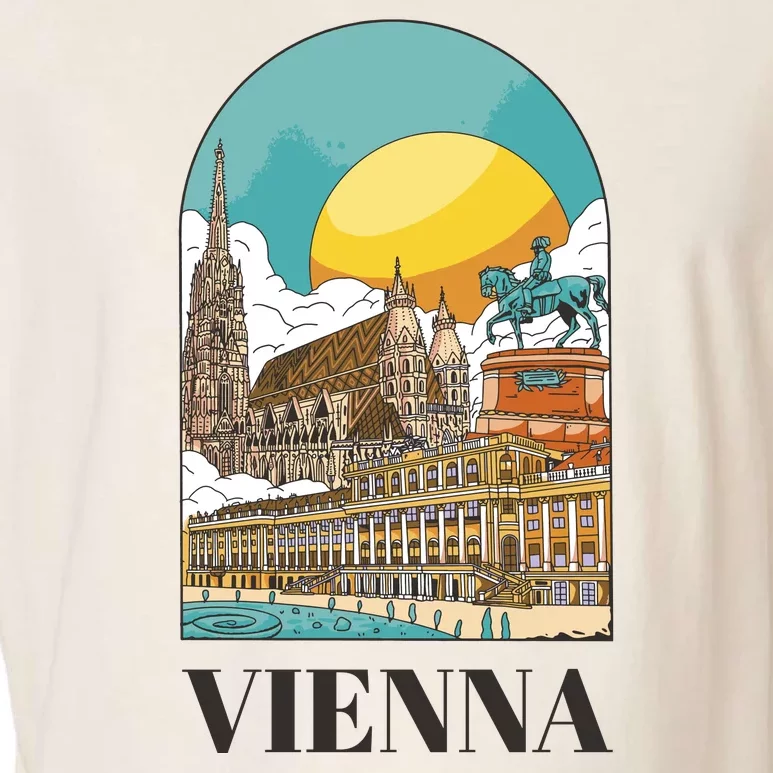 Vienna Austria Garment-Dyed Women's Muscle Tee